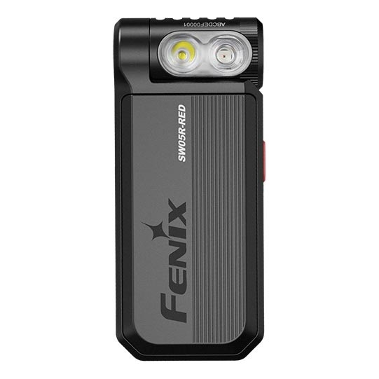 Fenix SW05RREDBLC - LED Prigušiva punjiva baterijska lampa LED/USB IPX6 150 Im 49 h crno