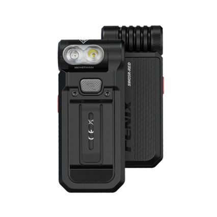 Fenix SW05RREDBLC - LED Prigušiva punjiva baterijska lampa LED/USB IPX6 150 Im 49 h crno