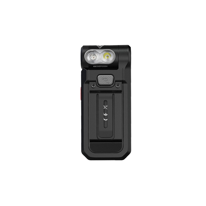 Fenix SW05RREDBLC - LED Prigušiva punjiva baterijska lampa LED/USB IPX6 150 Im 49 h crno