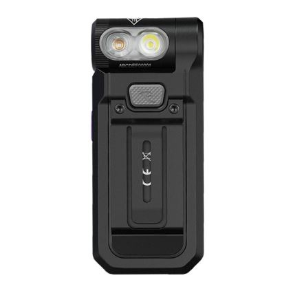Fenix SW05RUVBLC - LED Prigušiva punjiva baterijska lampa LED/USB IPX6 150 Im 49 h crno