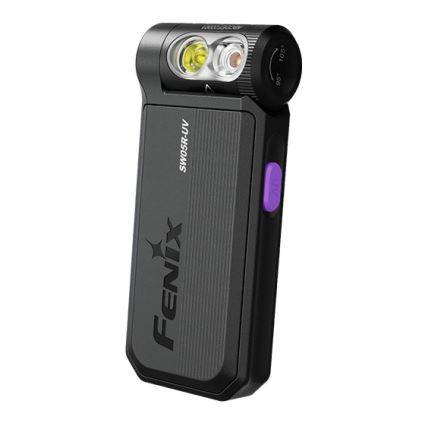 Fenix SW05RUVBLC - LED Prigušiva punjiva baterijska lampa LED/USB IPX6 150 Im 49 h crno