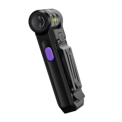 Fenix SW05RUVBLC - LED Prigušiva punjiva baterijska lampa LED/USB IPX6 150 Im 49 h crno