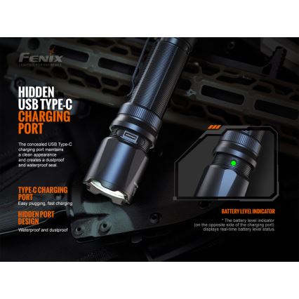 Fenix TK20RV20 - LED Taktička punjiva baterijska svjetiljka LED/USB IP68 3000 lm 48 h
