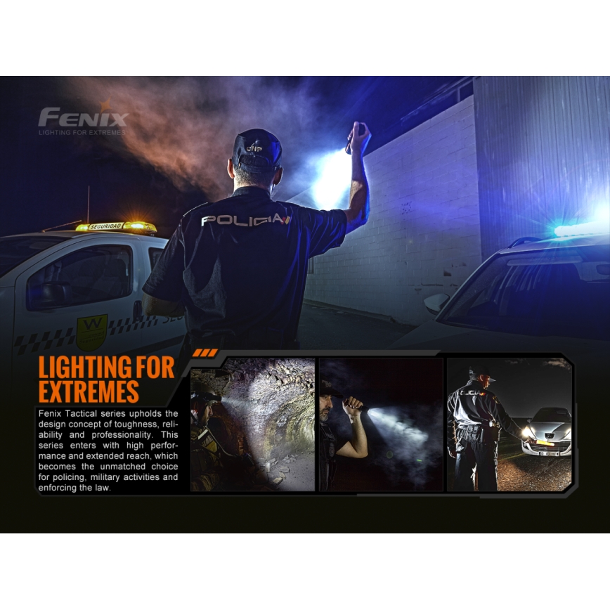 Fenix TK20RV20 - LED taktička punjiva lampa LED/USB IP68 3000 lm 48 h