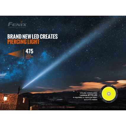 Fenix TK20RV20 - LED taktička punjiva lampa LED/USB IP68 3000 lm 48 h