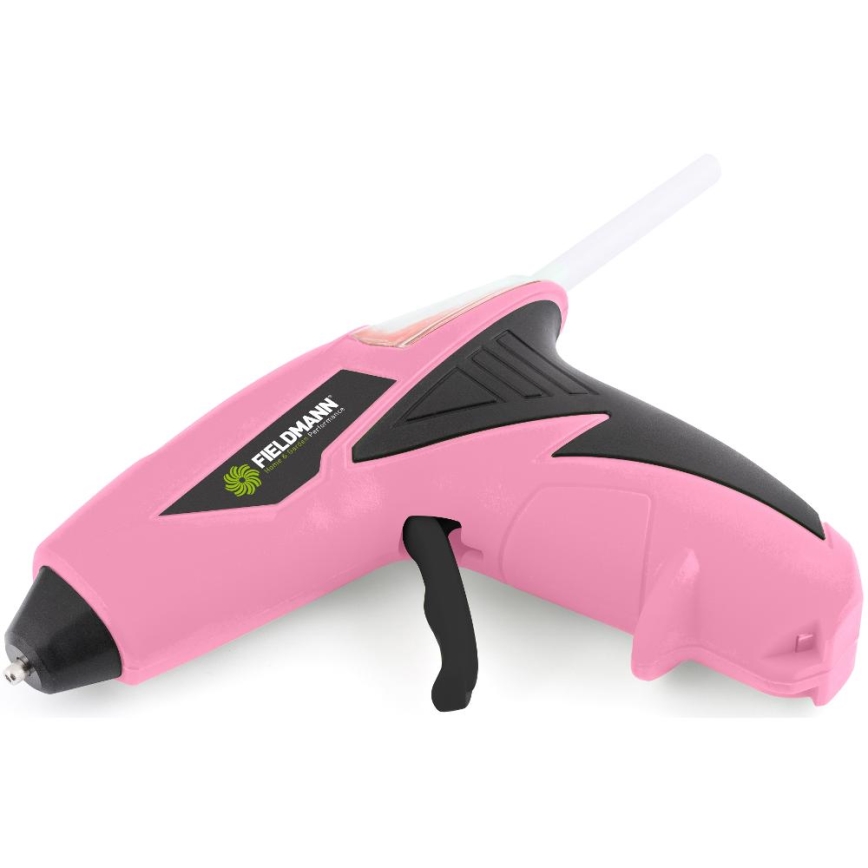 Fieldmann - AKU Pištolj za vruće lepljenje 4V 1500 mAh roze