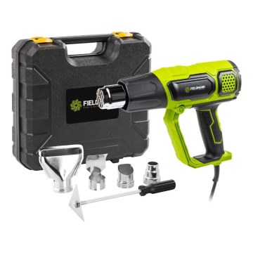 Fieldmann - Pištolj na vrući vazduh sa priborom 2000W/230V