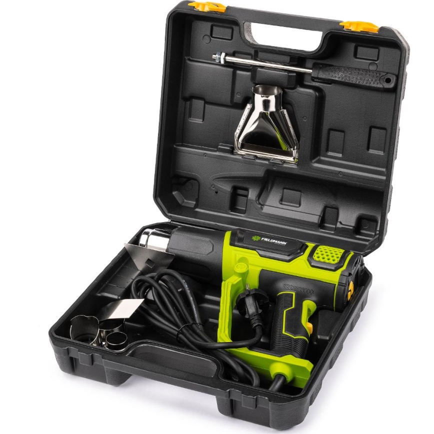 Fieldmann - Toplotni pištolj sa priborom 2000W/230V