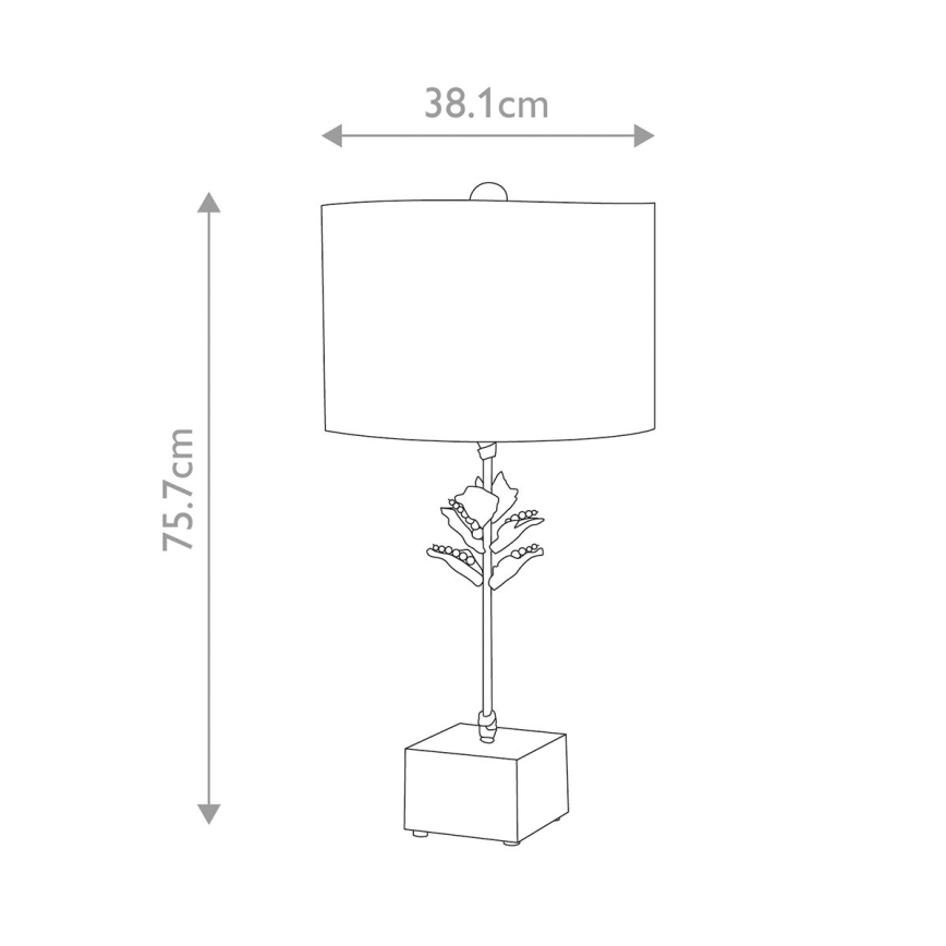 Flambeau - Stona lampa CAMILIA 1xE27/60W/230V