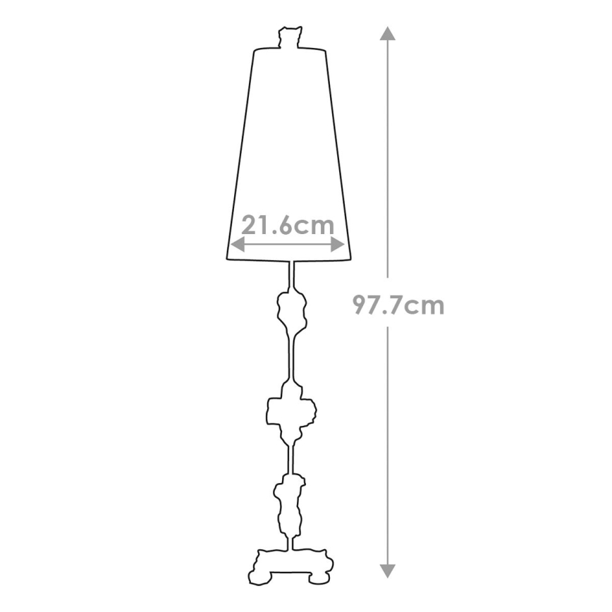 Flambeau - Stona lampa FRAGMENT 1xE27/60W/230V