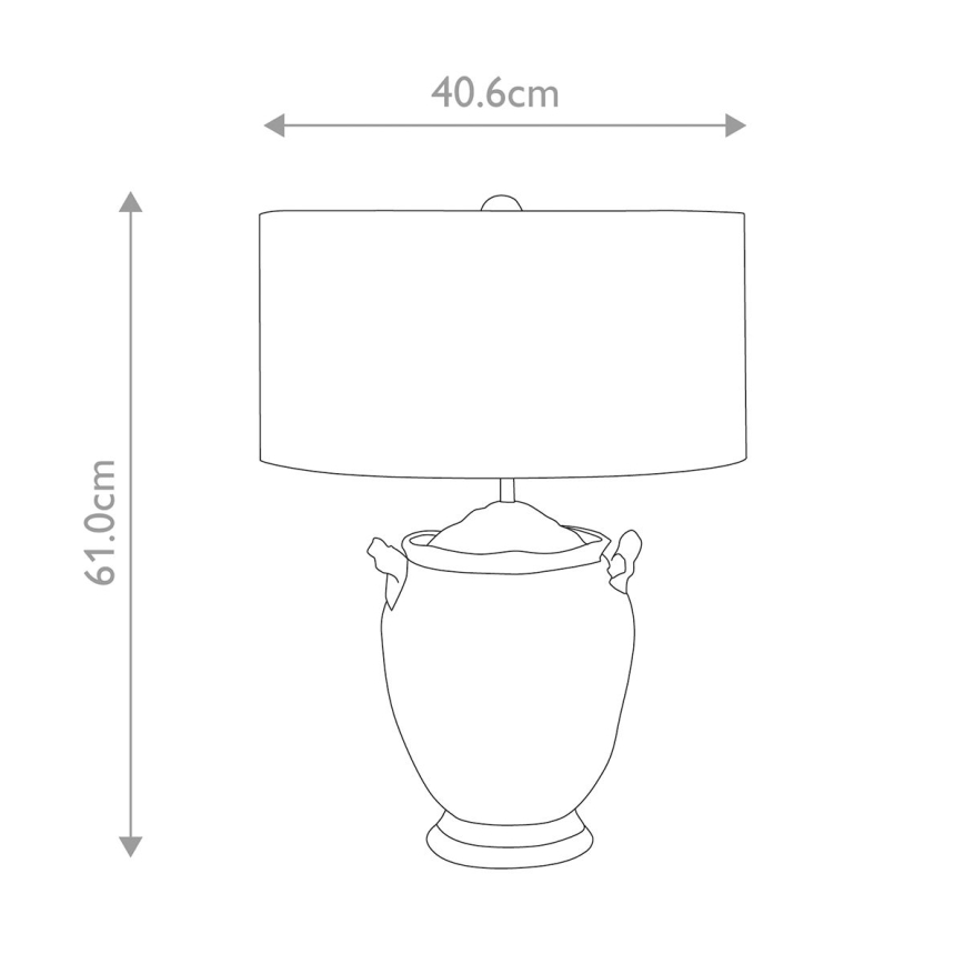 Flambeau - Stona lampa JACKSON 1xE27/60W/230V