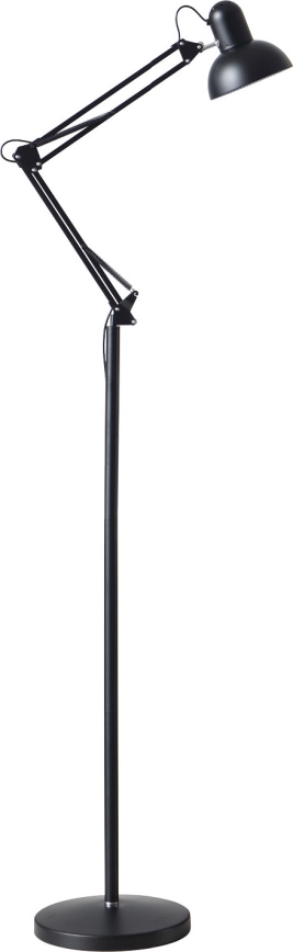 Fleksibilna stojeća lampa AURIQ 1xE27/60W/230V 184 cm crno