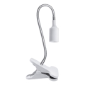 Fleksibilna stona lampa sa štipaljkom CLIP 1xE27/30W/230V bela