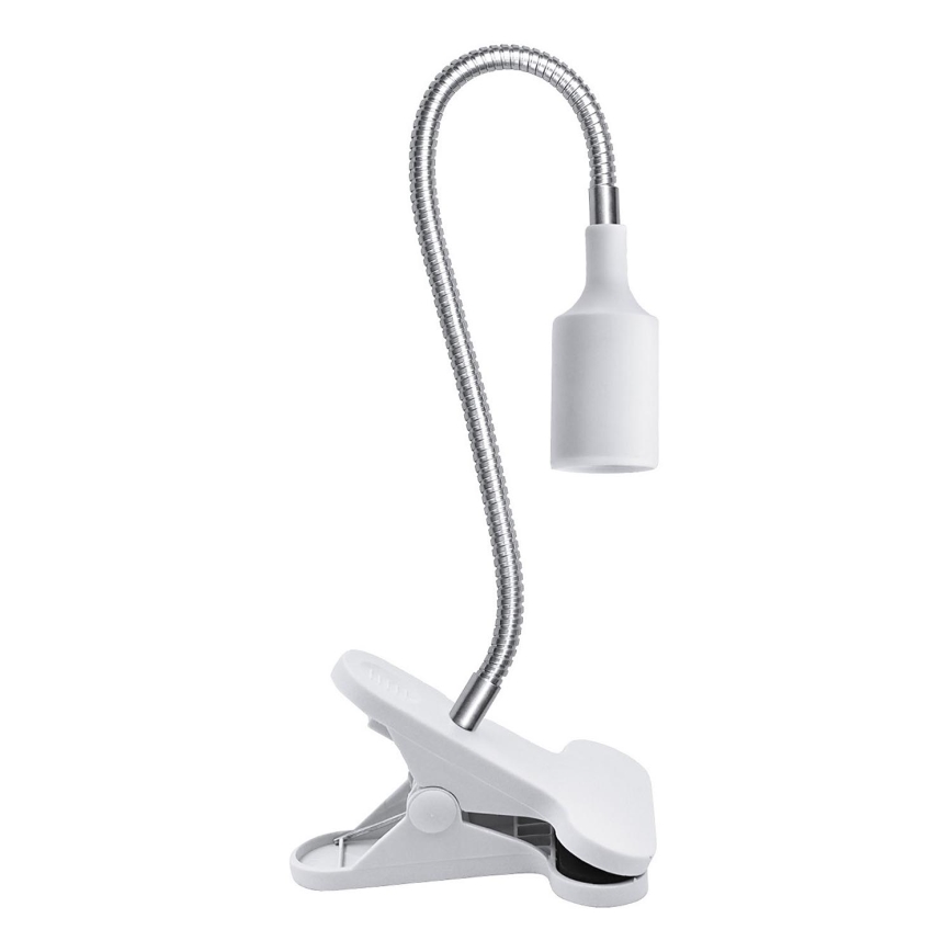 Fleksibilna stona lampa sa štipaljkom CLIP 1xE27/30W/230V bela