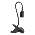 Fleksibilna stona lampa sa štipaljkom CLIP 1xE27/30W/230V crno