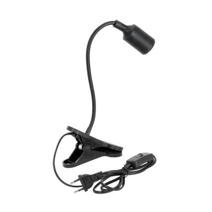Fleksibilna stona lampa sa štipaljkom CLIP 1xE27/30W/230V crno