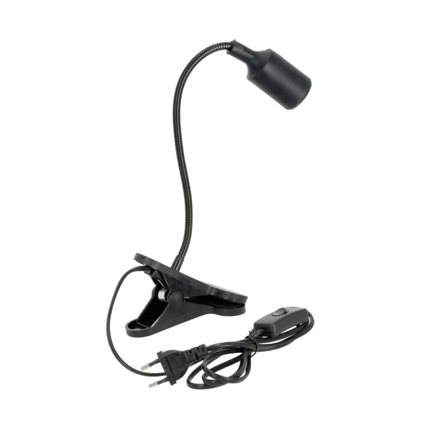 Fleksibilna stona lampa sa štipaljkom CLIP 1xE27/30W/230V crno