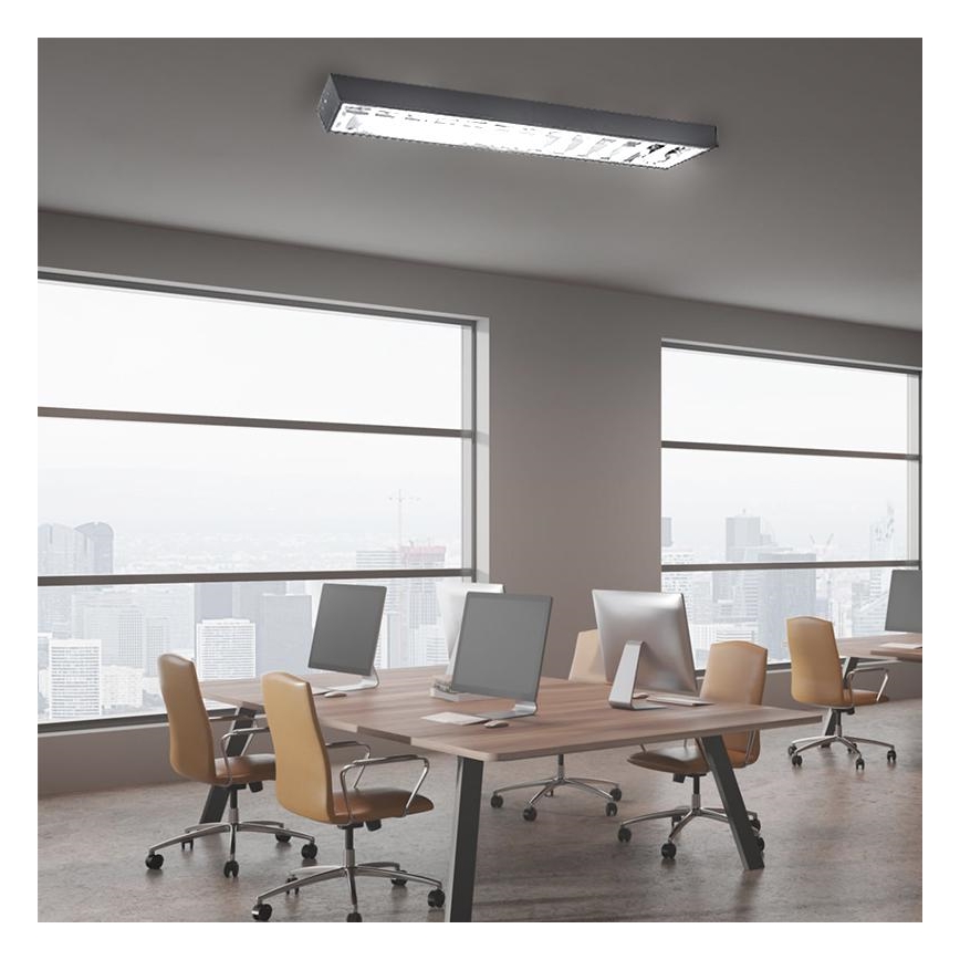 Fluorescentna lampa T8 2xG13/18W/230V 120 cm crno