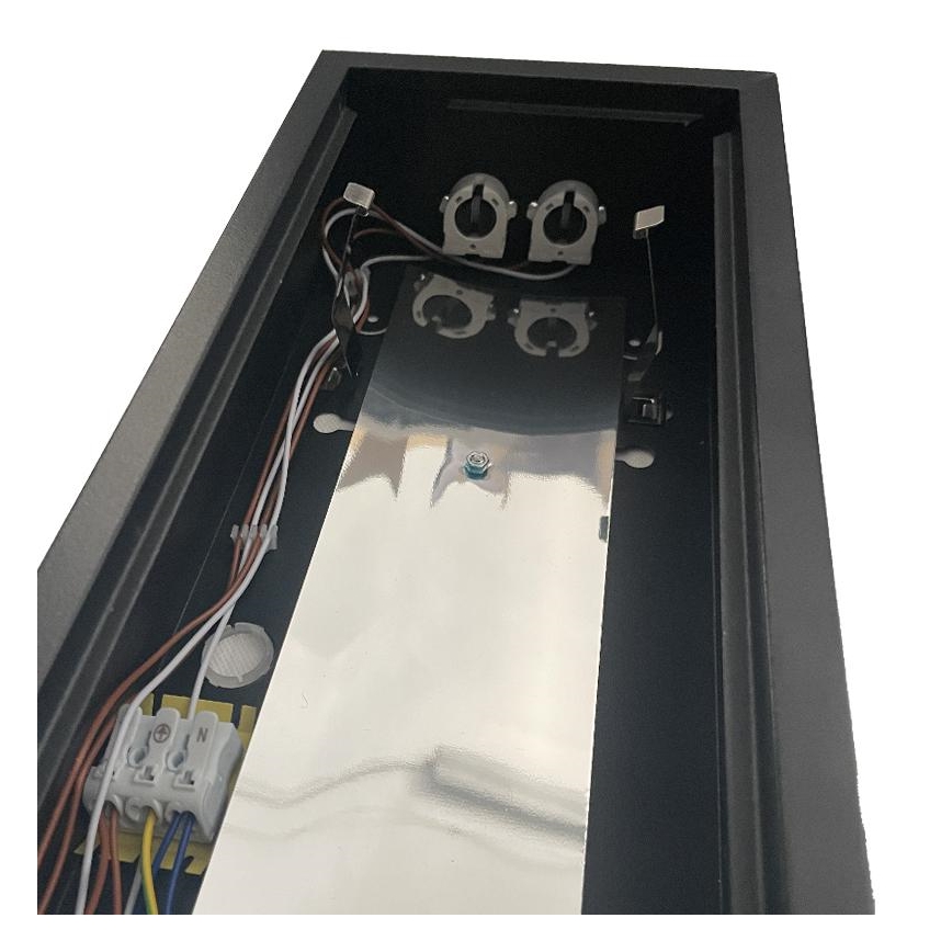 Fluorescentna lampa T8 2xG13/18W/230V 120 cm crno
