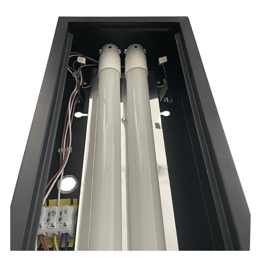 Fluorescentna lampa T8 2xG13/18W/230V 120 cm crno