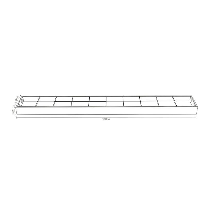 Fluorescentna lampa T8 2xG13/18W/230V 120 cm crno