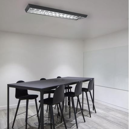 Fluorescentna lampa T8 2xG13/18W/230V 120 cm crno