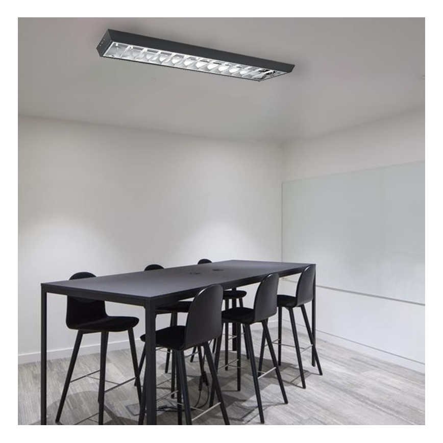 Fluorescentna lampa T8 2xG13/18W/230V 120 cm crno