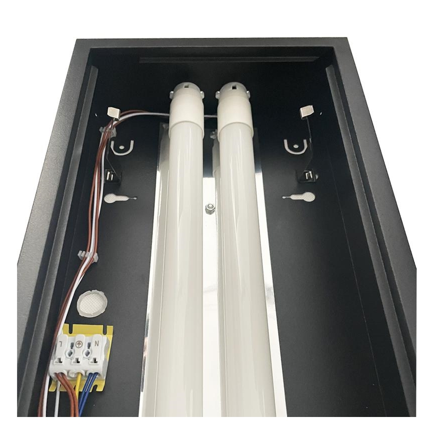 Fluorescentna lampa T8 2xG13/18W/230V 120 cm crno