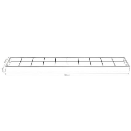 Fluorescentna lampa T8 2xG13/18W/230V 120 cm crno