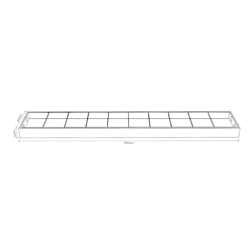 Fluorescentna lampa T8 2xG13/18W/230V 120 cm crno