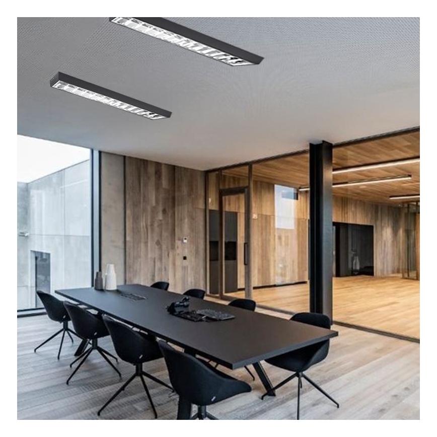 Fluorescentna svetiljka T8 2xG13/18W/230V 120 cm crna