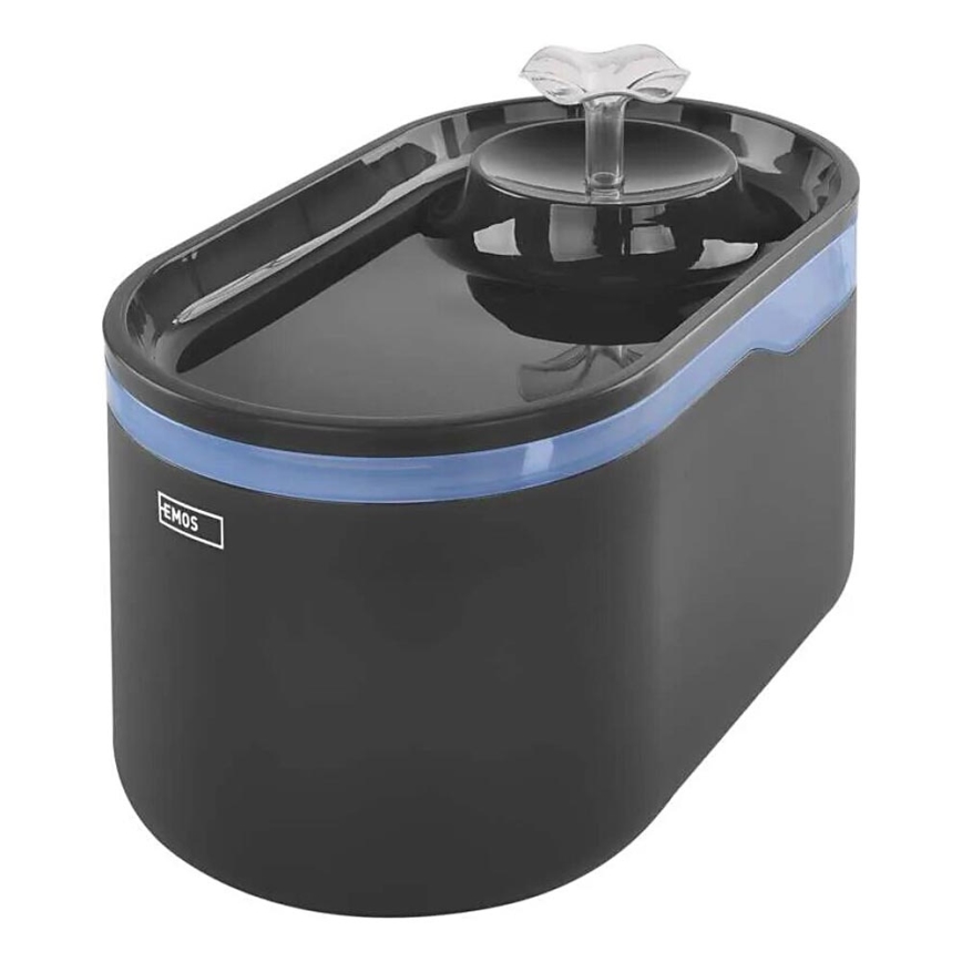 Fontana za kućne ljubimce 2,6 l/5V sivo