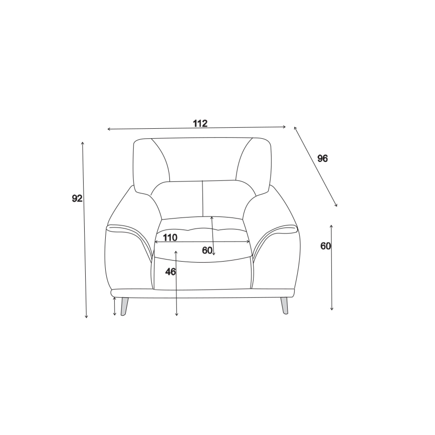 Fotelja LIVORNO bež