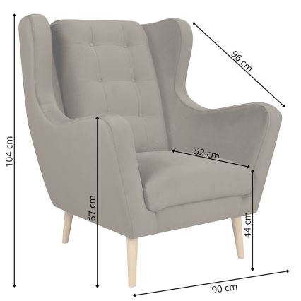 Fotelja OMI XXL plava