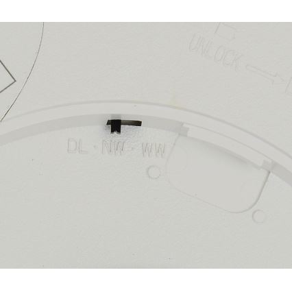 Fulgur 42361 - LED Plafonjera NOMY LED/24W/230V 3000/4000/6000K IP40 pr. 30 cm bela
