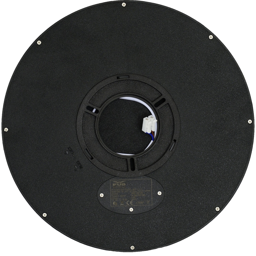 Fulgur 42362 - LED Plafonjera NOMY LED/24W/230V 3000/4000/6000K IP40 pr. 30 cm crno