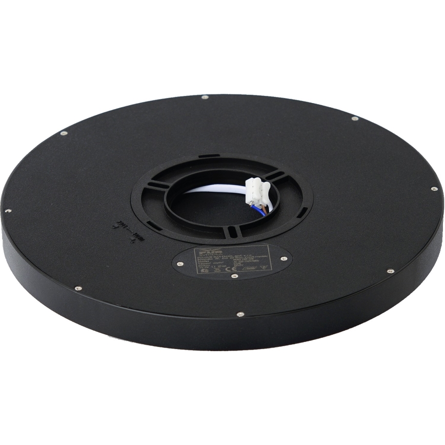 Fulgur 42362 - LED Plafonjera NOMY LED/24W/230V 3000/4000/6000K IP40 pr. 30 cm crno