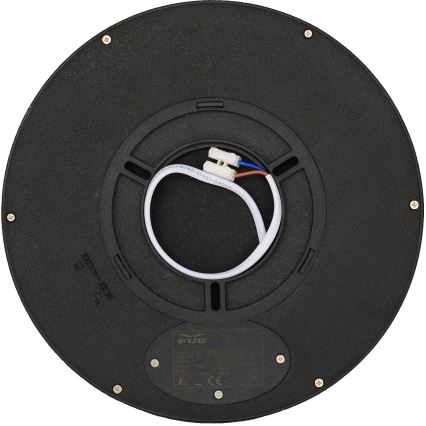 Fulgur sa-42585 - LED Plafonjera sa senzorom pokreta NOMY-S LED/18W/230V 3000/4000/6000K IP40 pr. 23 cm crno