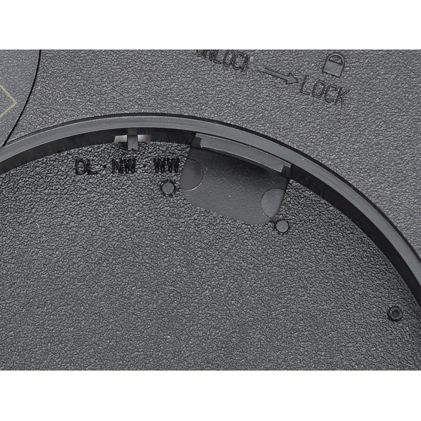 Fulgur sa-42585 - LED Plafonjera sa senzorom pokreta NOMY-S LED/18W/230V 3000/4000/6000K IP40 pr. 23 cm crno