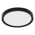 Fulgur sa-42585 - LED Plafonjera sa senzorom pokreta NOMY-S LED/18W/230V 3000/4000/6000K IP40 pr. 23 cm crno