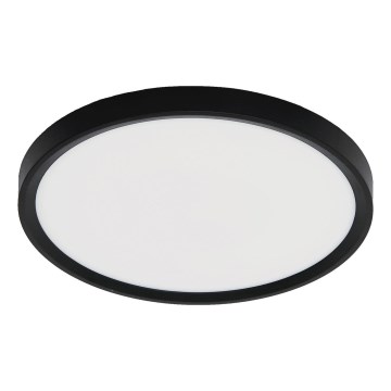 Fulgur sa-42587 - LED Plafonjera sa senzorom pokreta NOMY-S LED/24W/230V 3000/4000/6000K IP40 pr. 30 cm crno