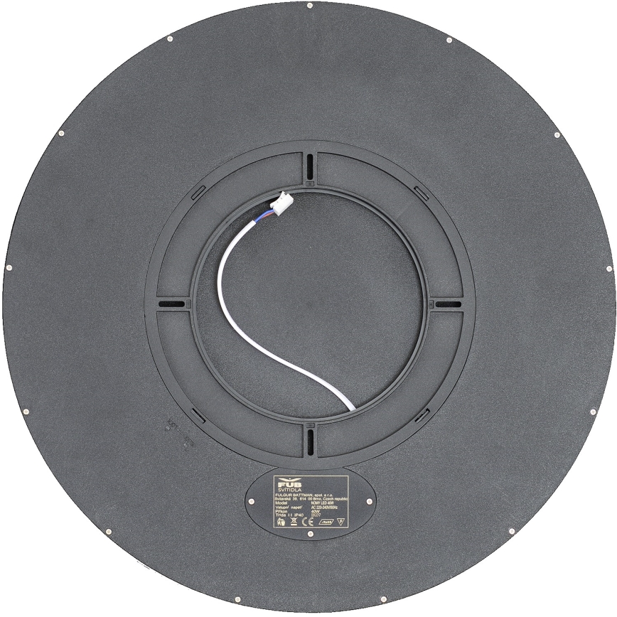 Fulgur sa-42591 - LED Plafonjera sa senzorom pokreta NOMY-S LED/40W/230V 3000/4000/6000K IP40 pr. 50 cm crno