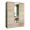 Garderobni ormar sa ogledalom SANNA 150x215 cm, hrast sonoma