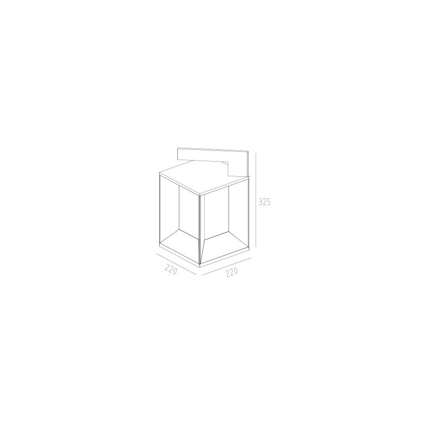 Gardino LX1222 - LED Spoljna lampa ZAFFERANO LED/18W/230V IP65