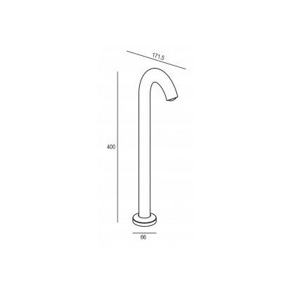 Gardino LX1401-650 - LED Spoljna lampa ORCHIDEE LED/4W/230V IP65