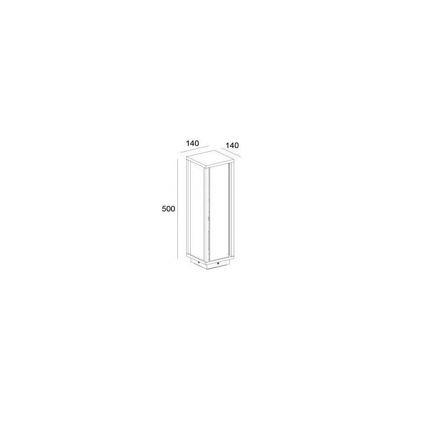 Gardino LX1463-500 - Spoljašnja lampa MELISSA 1xE27/15W/230V IP54