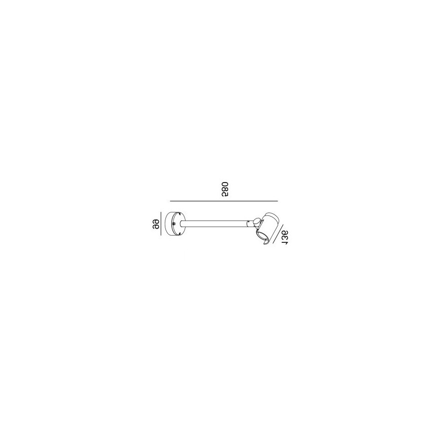 Gardino LX1674 - LED Spoljašnja zidna reflektorska lampa ROSE LED/15W/230V IP65