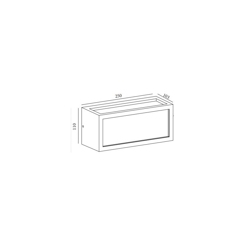 Gardino LX5705-LED - LED Spoljna zidna lampa BETULLA LED/18W/230V IP54