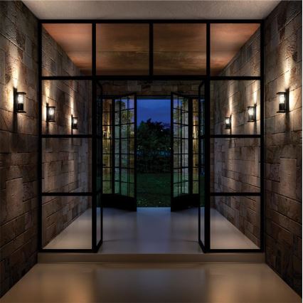 Gardino LX6051 - LED Solarna zidna lampa sa senzorom DANTELION LED/2,2W/3,7V IP54