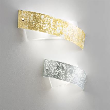 Gea Luce CAMILLA A M arg - Zidna lampa CAMILLA 4xE14/28W/230V 54 cm srebrno